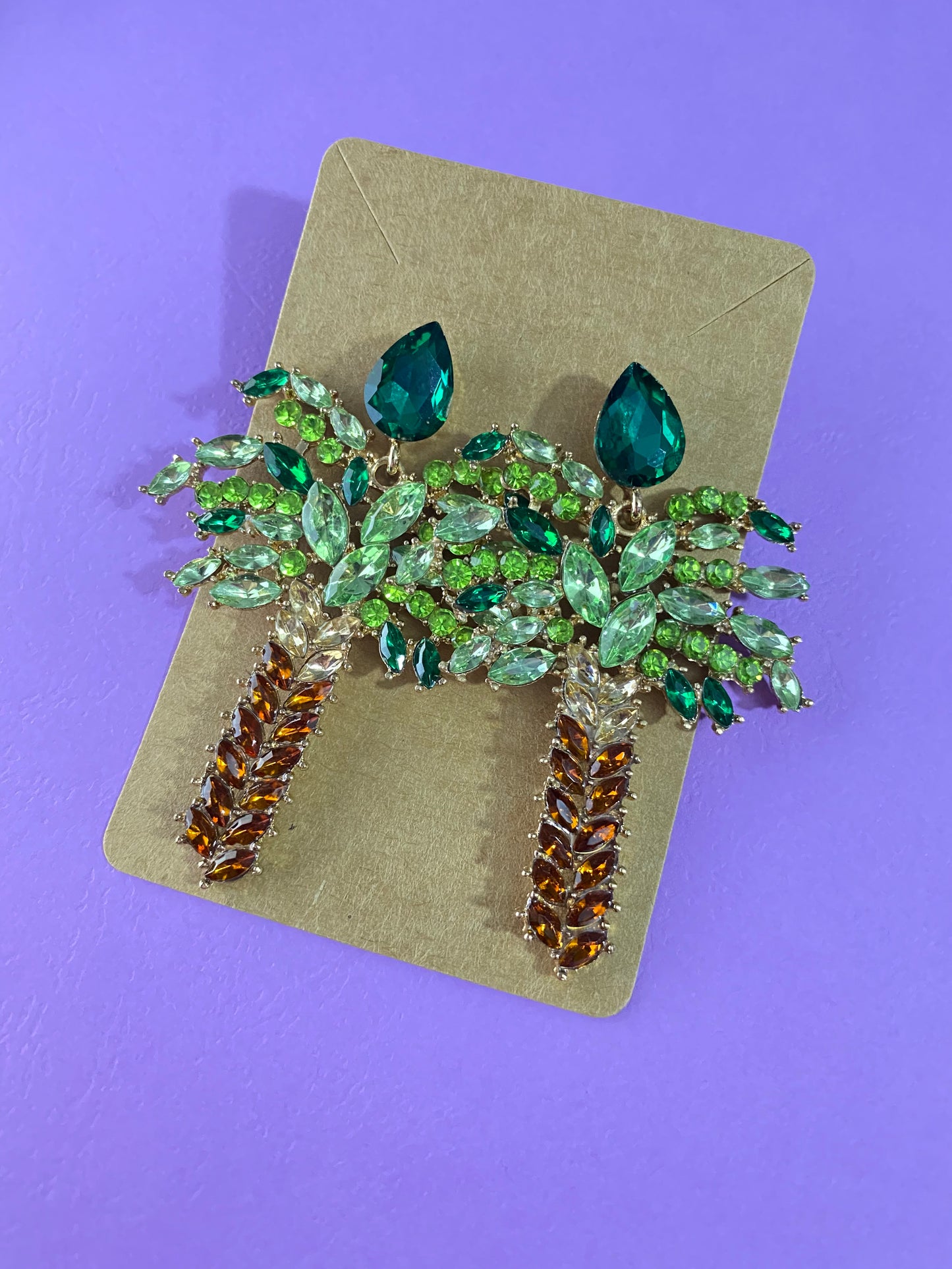 Aretes forma de palmas