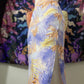 Traje tirillas print tropical colores pasteles